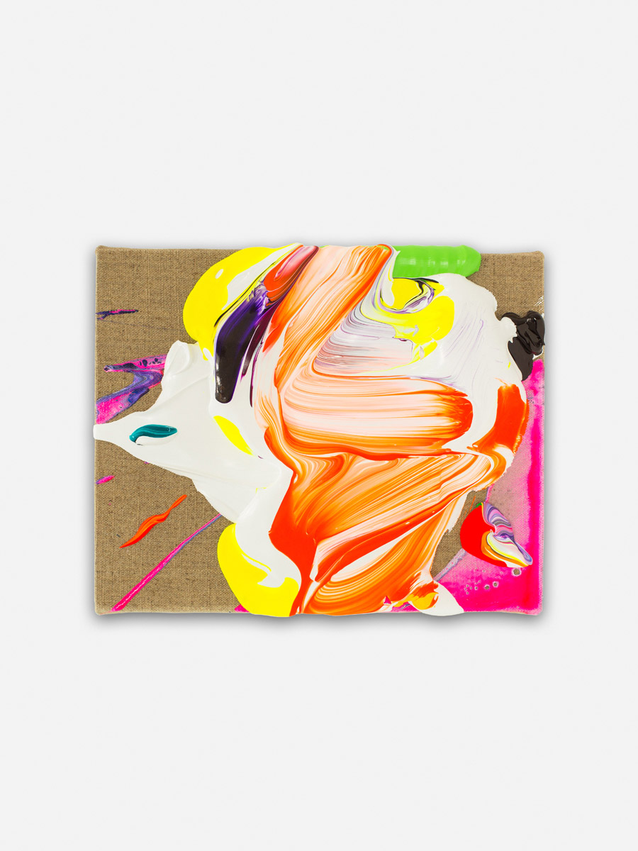 Yago Hortal - HBK14. 2016-2017. Acrylic on canvas. 21 x 25'5 cm