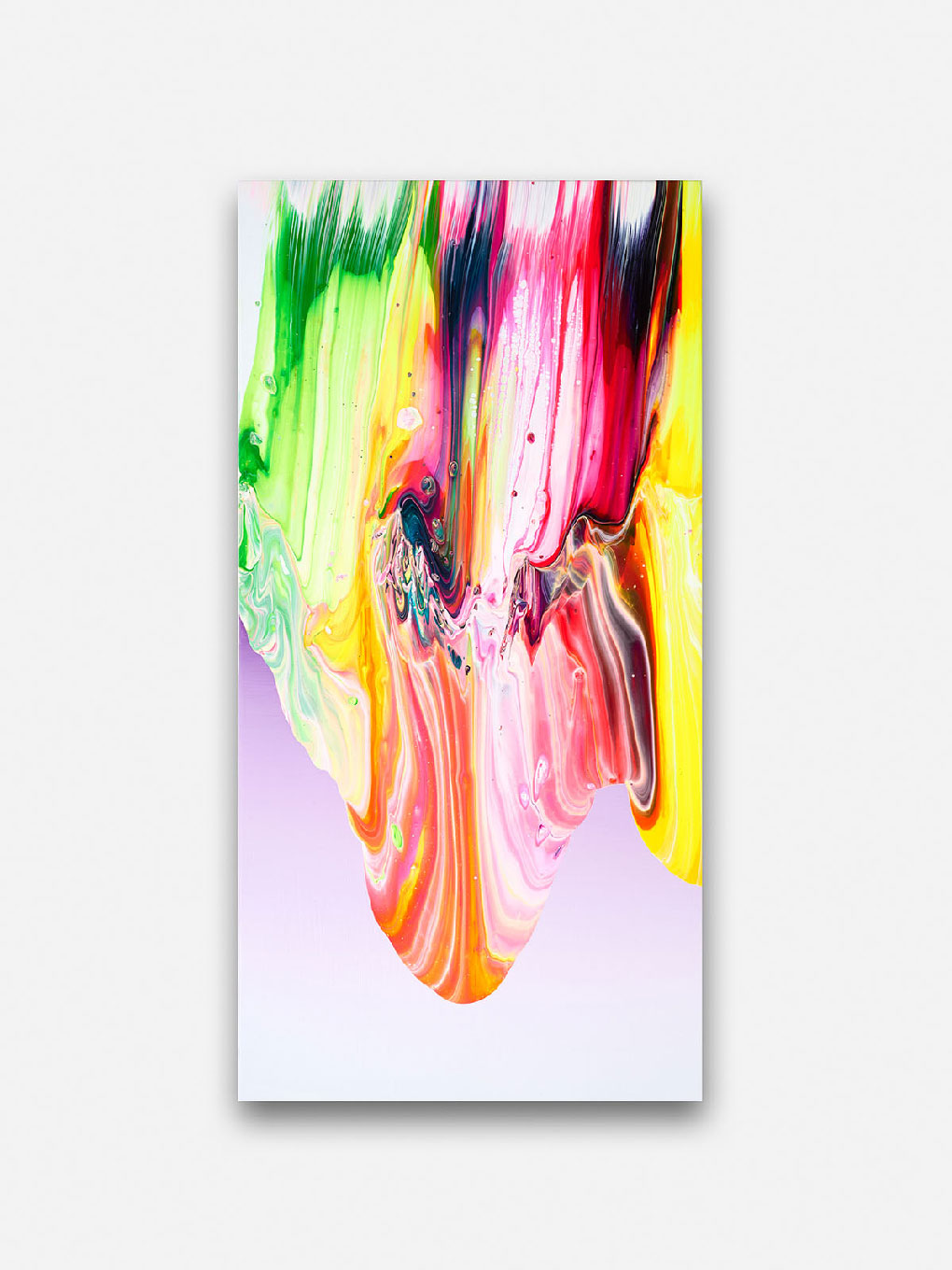 Yago Hortal - SP87. 2015. Acrylic on linen. 92 x 46 cm