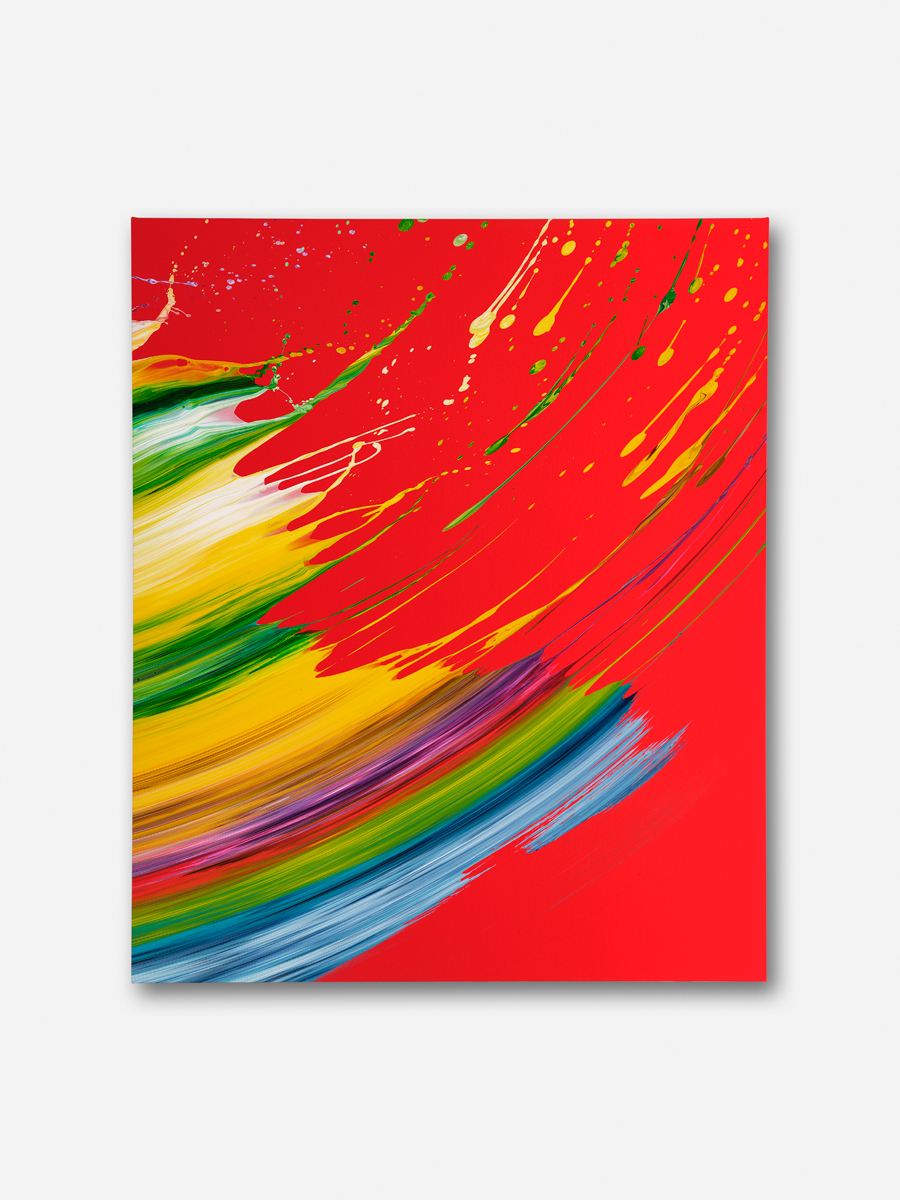 Yago Hortal - Z68. 2023. Acrylic on linen. 120 x 100 cm