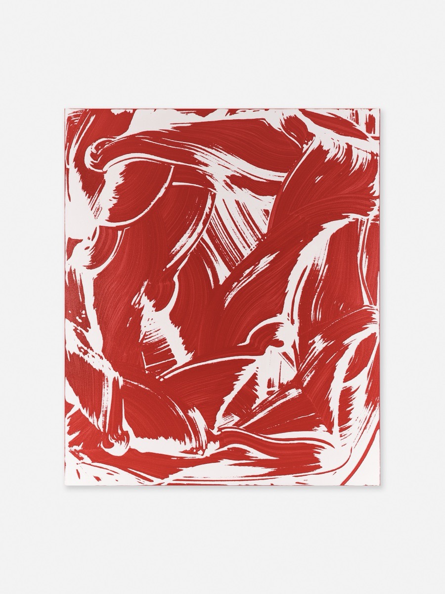 Yago Hortal - Z98. 2025. Acrylic on linen. 185 x 155 cm